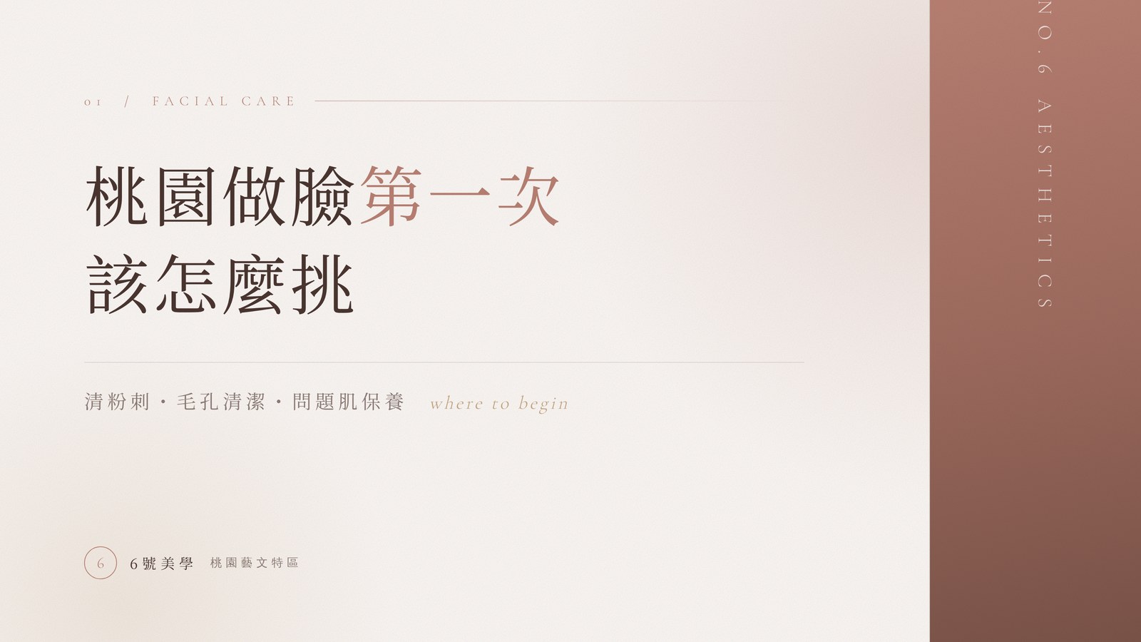 桃園做臉第一次該怎麼挑？清粉刺、毛孔清潔與問題肌保養的差別